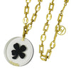 Secondhand Chanel Trèfle CC Necklace Plastic and