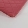 Chanel O Case Clutch Quilted Lambskin