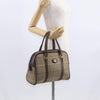 Secondhand Burberry Nova Handbag Beige Canvas Bags