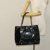 Chanel CC Chain Tote Perforated Patent