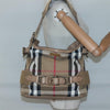 Secondhand Burberry Parsons Hobo House Check Canvas and