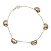 Tiffany & Co. Bean Bracelet BEAN 5 MOTIFS K18 Yellow Gold