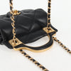 Chanel Lady Handle Flap Card Holder on Chain Quilted Calfskin