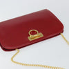 Salvatore Ferragamo Vintage Gancini Chain Shoulder Bag Leather