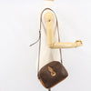 Celine Vintage Macadam Shoulder Bag Canvas and Leather