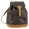 Louis Vuitton Vintage Montsouris Backpack Monogram Canvas