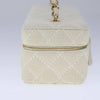 Secondhand Chanel Vanity toiletries White Cotton Bags