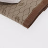 Christian Dior Vintage Honeycomb Flap Wallet Coated Canvas