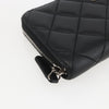 Chanel Zip Around Organizer Wallet Quilted Lambskin