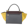 Celine Tricolor Trapeze Bag Leather