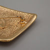 Chanel Vintage CC Diamond Brooch Metal
