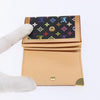 Secondhand Louis Vuitton Porte-Monnaie Plat Coin Purse Monogram Multicolor