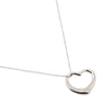 Tiffany & Co. Elsa Peretti Open Heart Pendant Necklace Sterling Silver