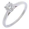 Secondhand Cartier Solitaire 1895 Ring Platinum with RBC Diamond F/VS1