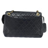 Chanel Vintage Front Pocket Shoulder Bag Quilted Lambskin