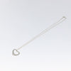 Tiffany & Co. Elsa Peretti Open Heart Pendant Necklace Sterling Silver