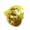 Chanel CC logo heart Gold-plated