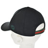 Secondhand Gucci Web Baseball Cap GG