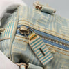 Secondhand Fendi Boston Bag Blue Denim Jeans Bags