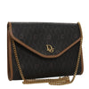 Christian Dior Vintage Honeycomb chain Canvas