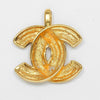 Secondhand Chanel Vintage Quilted CC Pendant Necklace
