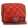 Chanel CC Triple Chain Full Flap Bag Quilted Lambskin