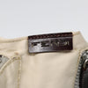 Fendi Vintage Double Pocket Zip Shoulder Bag Canvas