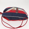 Secondhand Gucci Logo Drawstring Backpack Striped