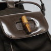 Secondhand Gucci Vintage Bamboo Backpack Nylon and