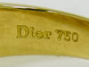 Secondhand Christian Dior CD ring Yellow Gold and Diamond