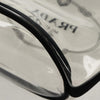 Secondhand Prada Logo Tote Clear Plastic Accessories