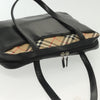 Burberry Nova Check Handbag Leather and Nylon