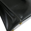 Hermes Kelly Handbag Black Box Calf with Gold Hardware