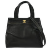 Chanel Vintage CC Turnlock Convertible Tote Caviar