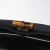 Gucci Vintage Convertible Bamboo Box Crossbody Bag Leather