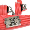 Chanel Boy Flap Bag with Strap Quilted Lambskin