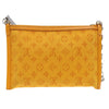Secondhand Louis Vuitton Double Flat Messenger Bag Limited Edition Logo Story Monogram Canvas and