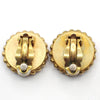 Chanel Vintage Round CC Clip-On Earrings Metal