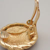 Chanel Vintage CC Round Clip-On Earrings Metal
