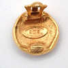Chanel Vintage Round CC Clip-On Earrings Metal