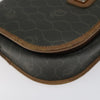 Christian Dior Vintage Honeycomb Flap Crossbody Bag Coated Canvas