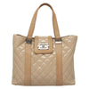 Secondhand Chanel Quilted Boy Tote Quilted Aged Glazed Aged