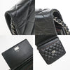 Chanel So Black Reissue 2.55 Wallet on Chain Quilted Aged Calfskin