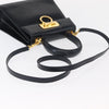 Salvatore Ferragamo Gancini Convertible Top Handle Bag Leather