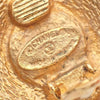 Secondhand Chanel Vintage Round Clip-On Earrings Metal with Faux