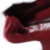 Secondhand Celine Circle logo Burgundy Leather Bags