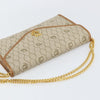 Christian Dior Vintage Honeycomb chain Canvas