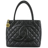 Chanel Medallion Tote Quilted Caviar
