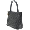 Chanel Medallion Tote Quilted Caviar