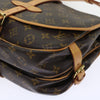 Louis Vuitton Saumur Handbag Monogram Canvas